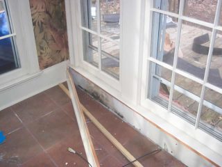 Leaking Window Trim Caused Drywall Mold
